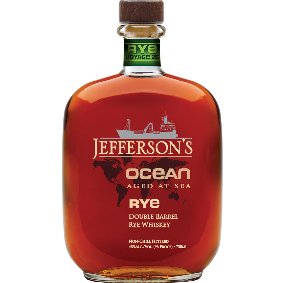 Jeffersons Voyage 26 Ocean Aged At Sea Double Barrel Rye