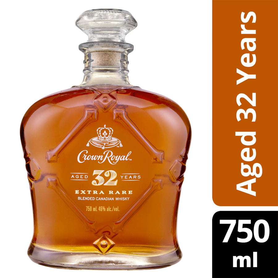 Crown Royal Aged 32 Years Extra Rare Blended Canadian Whisky