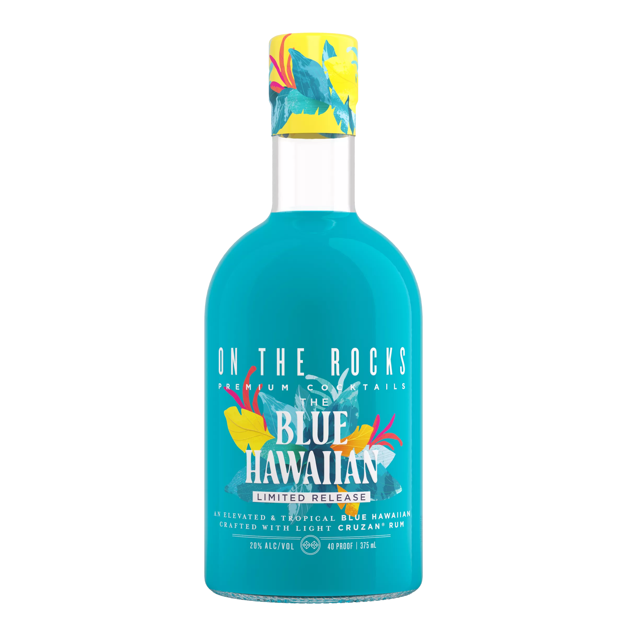 On The Rocks The Blue Hawaiian 375 ml