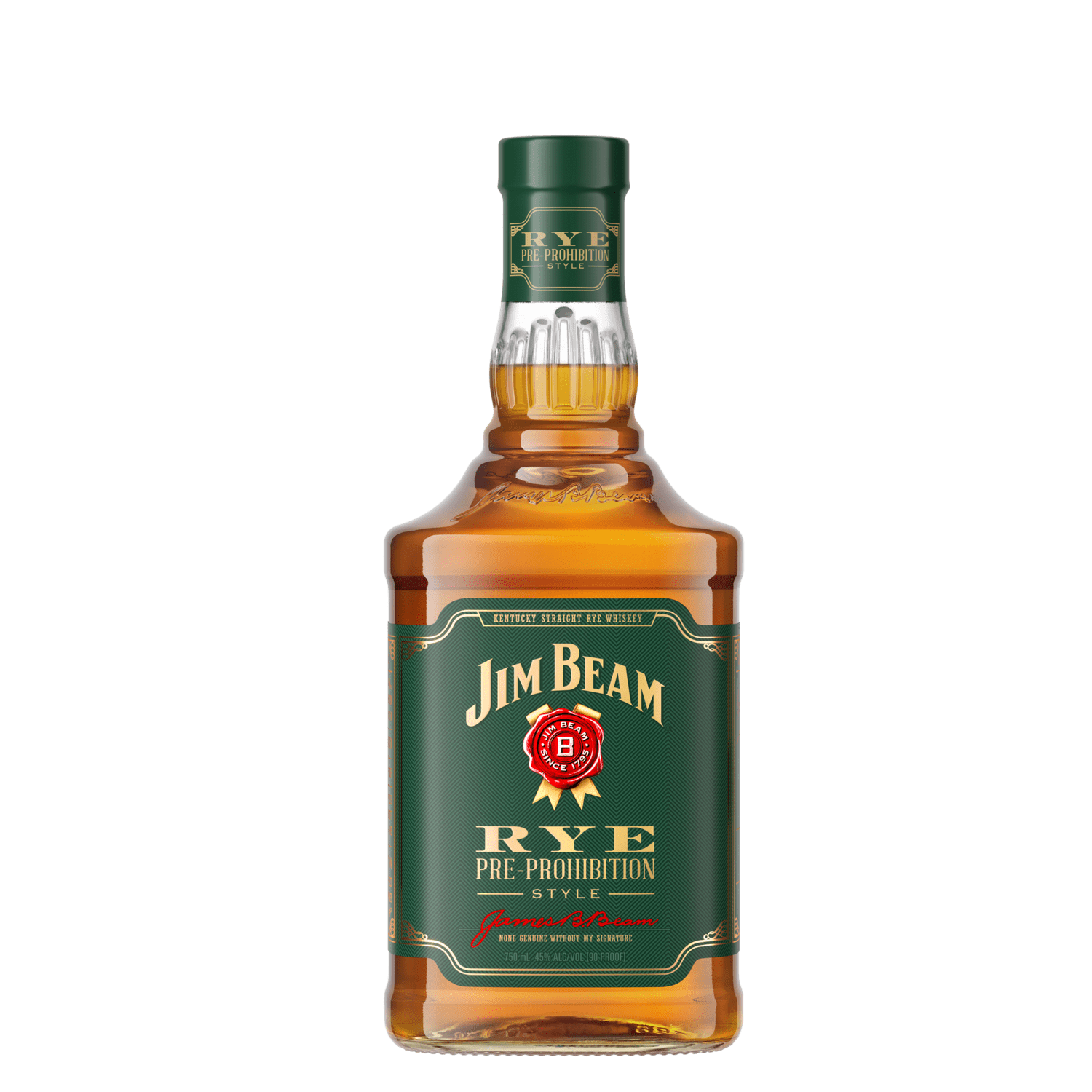 Jim Beam Rye Whiskey Pre-Prohibition Style 750 ml