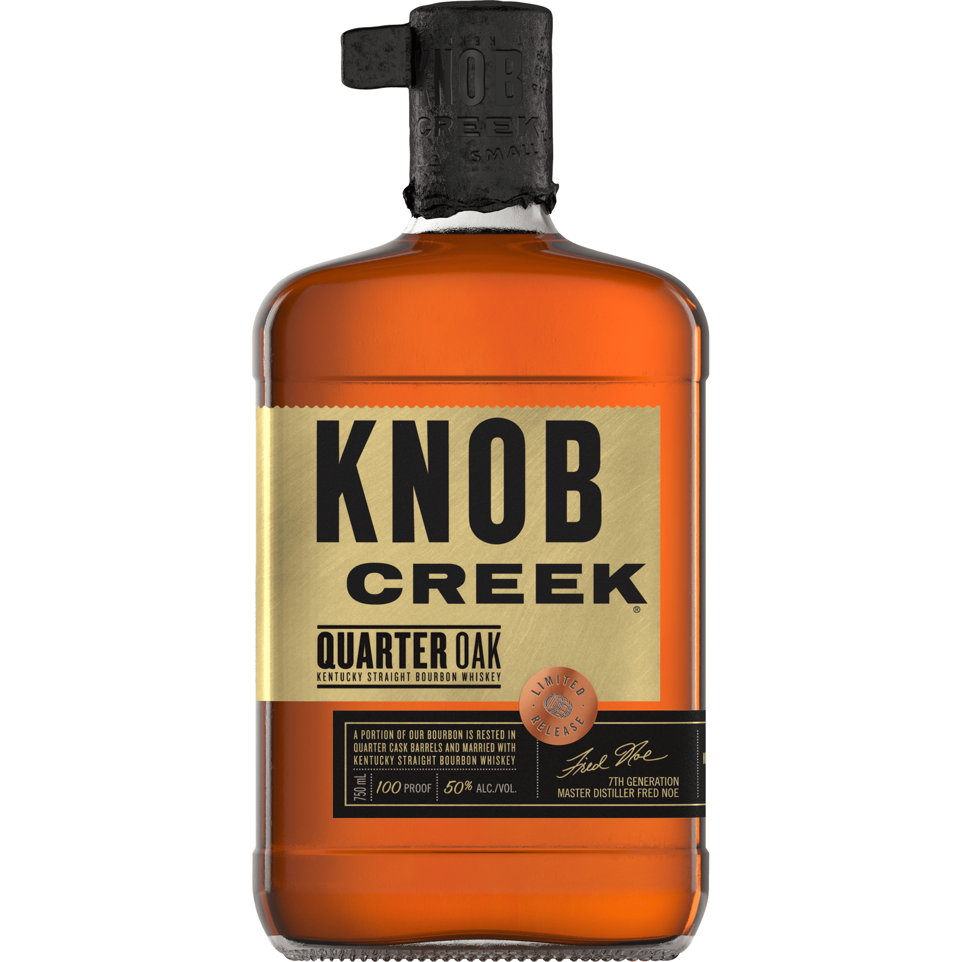 Knob Creek Bourbon Quarter Oak Kentucky Straight Bourbon 750 ml