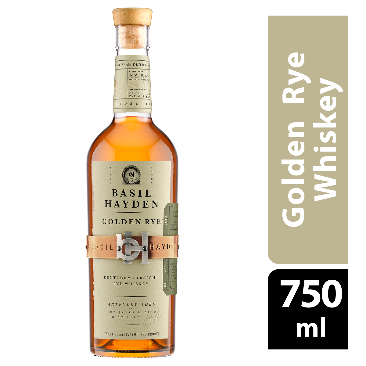Basil Hayden Golden Rye Kentucky Straight Rye Whiskey 750 ml