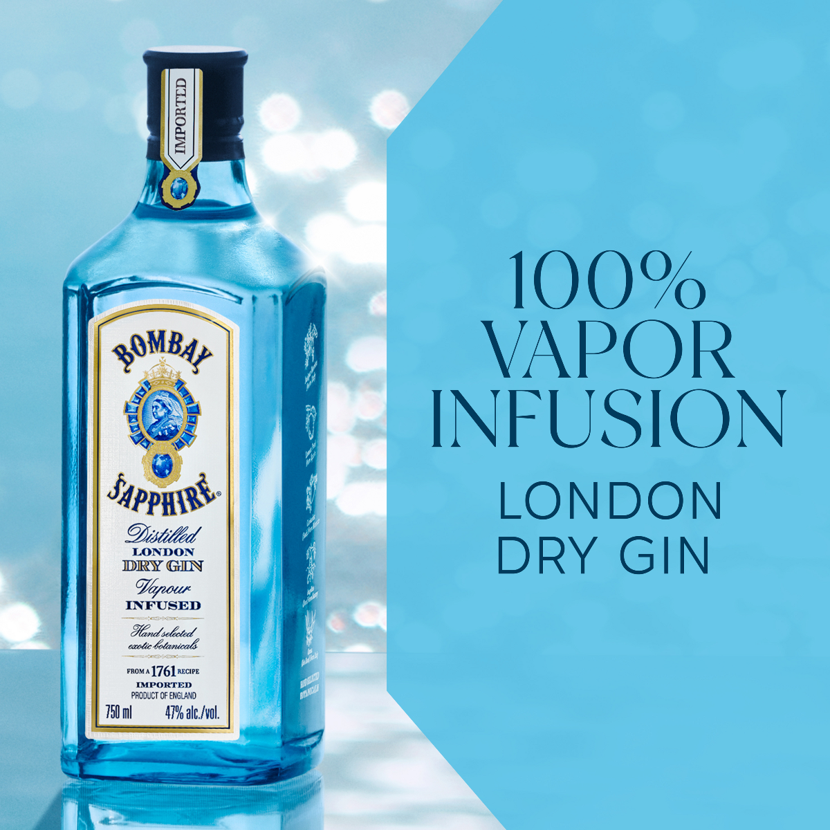 Bombay Sapphire Gin 750 ml product image 3