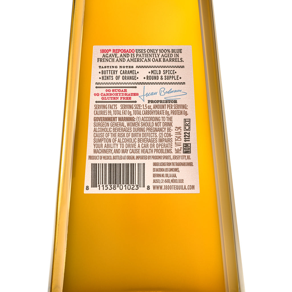 1800 Reposado 750 ml product image 7