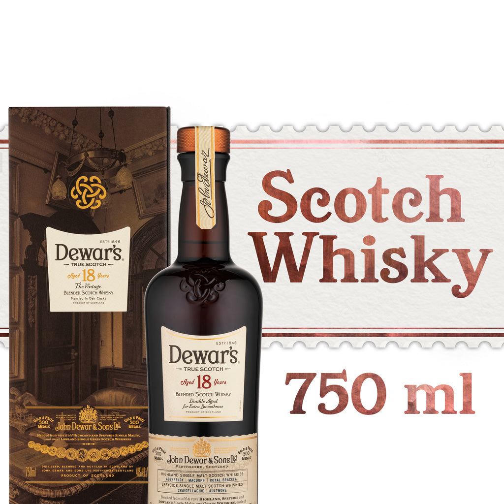Dewars Double Aged Scotch Whisky 18 year 750 ml product image 5