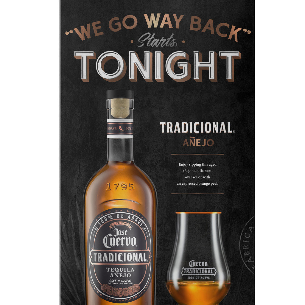 Jose Cuervo Traditional Añejo Glencairn Two Glasses 750 ml product image 4