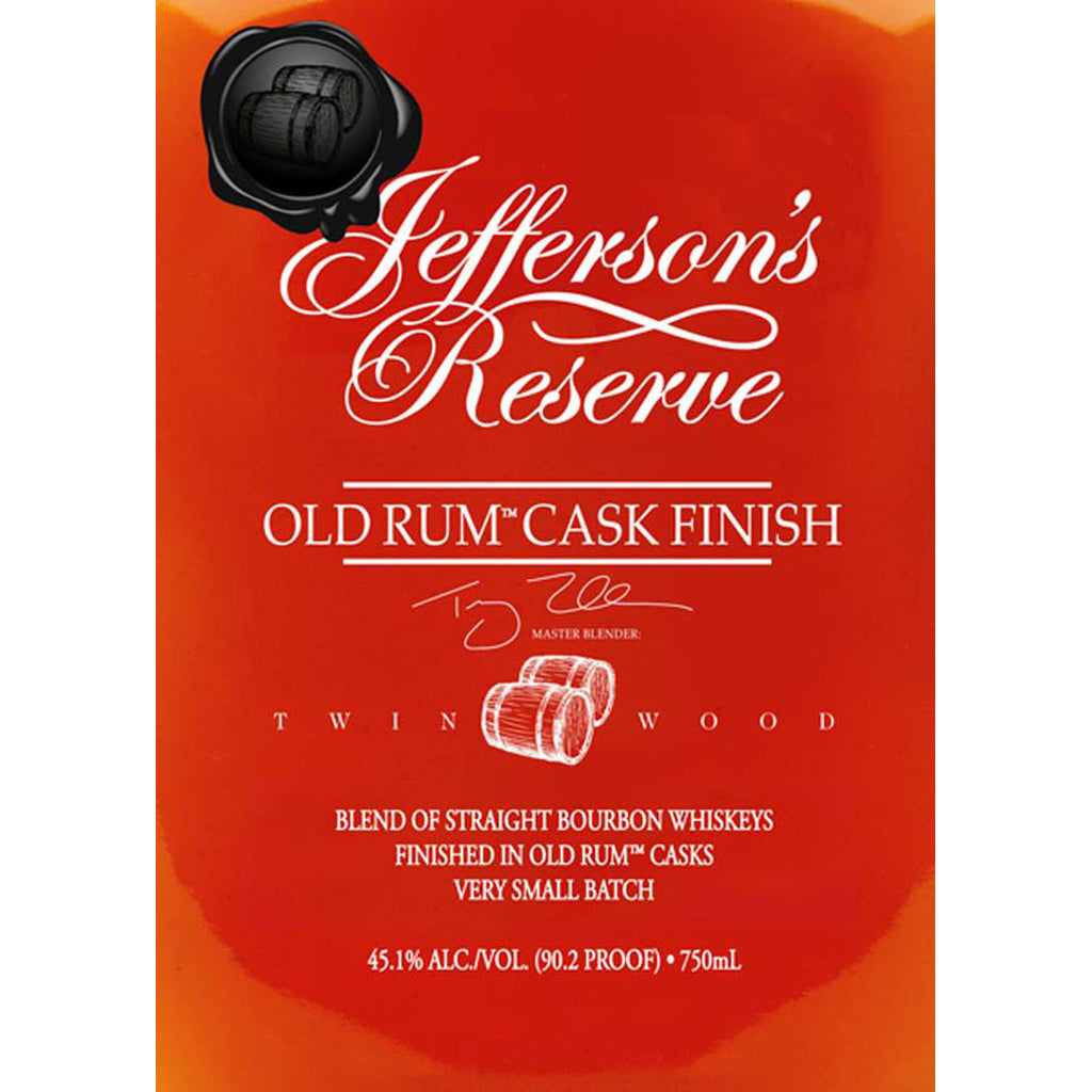 Jefferson's Reserve Old Rum Cask Finish 750 ml product image 2