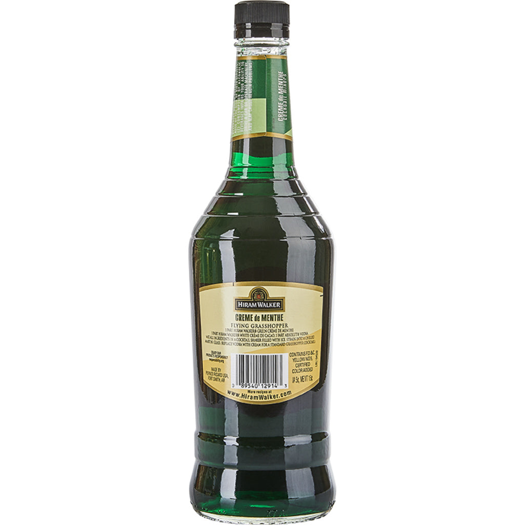 Hiram Walker Creme de Menthe Cocktail Mixers 750 ml product image 2