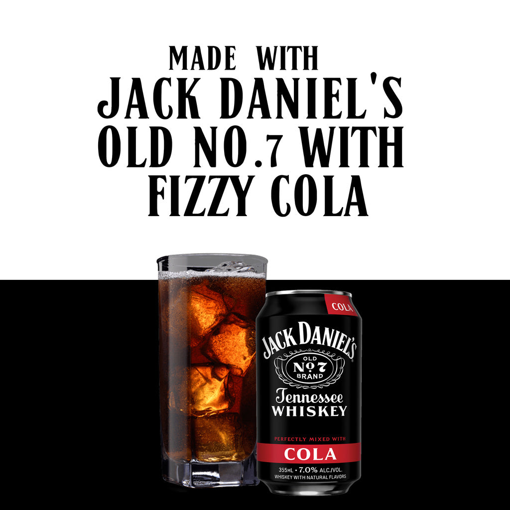 Jack Daniels Whiskey & Cola (4 pack) 355 ml product image 4