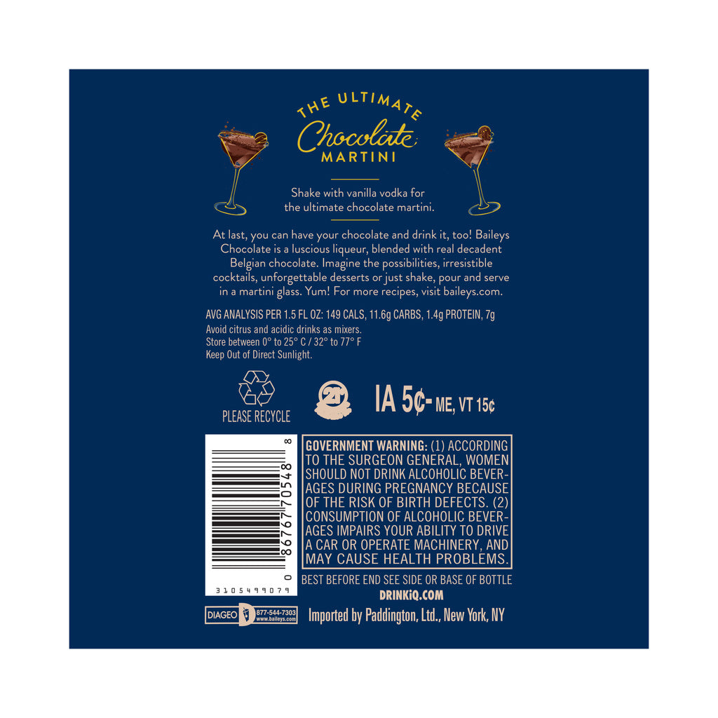 Baileys Chocolate 750 ml product image 5