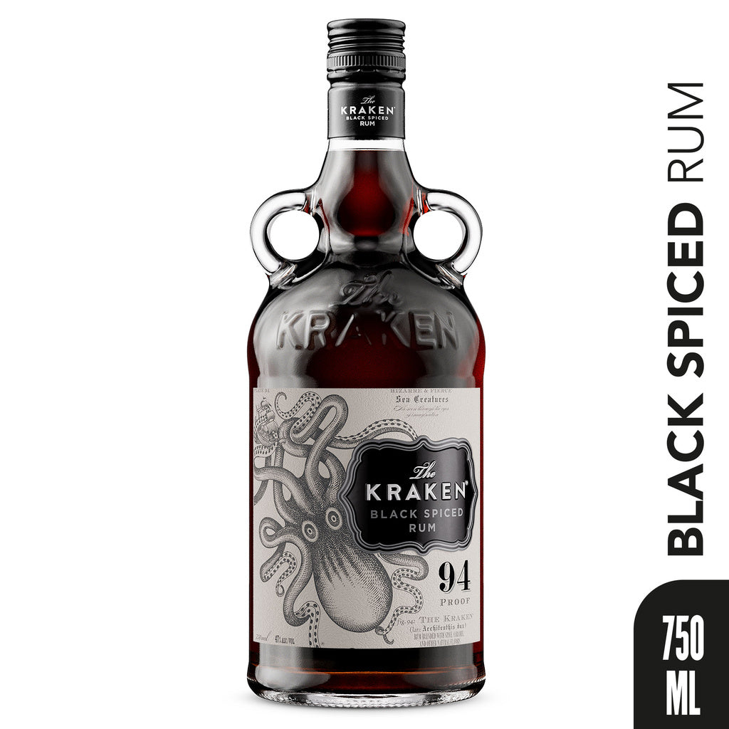 The Kraken Black Spiced Rum White Label 750 ml product image 2