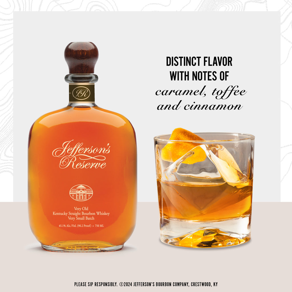 Jeffersons Reserve Very Old Straight Bourbon Whiskey 750 ml product image 21