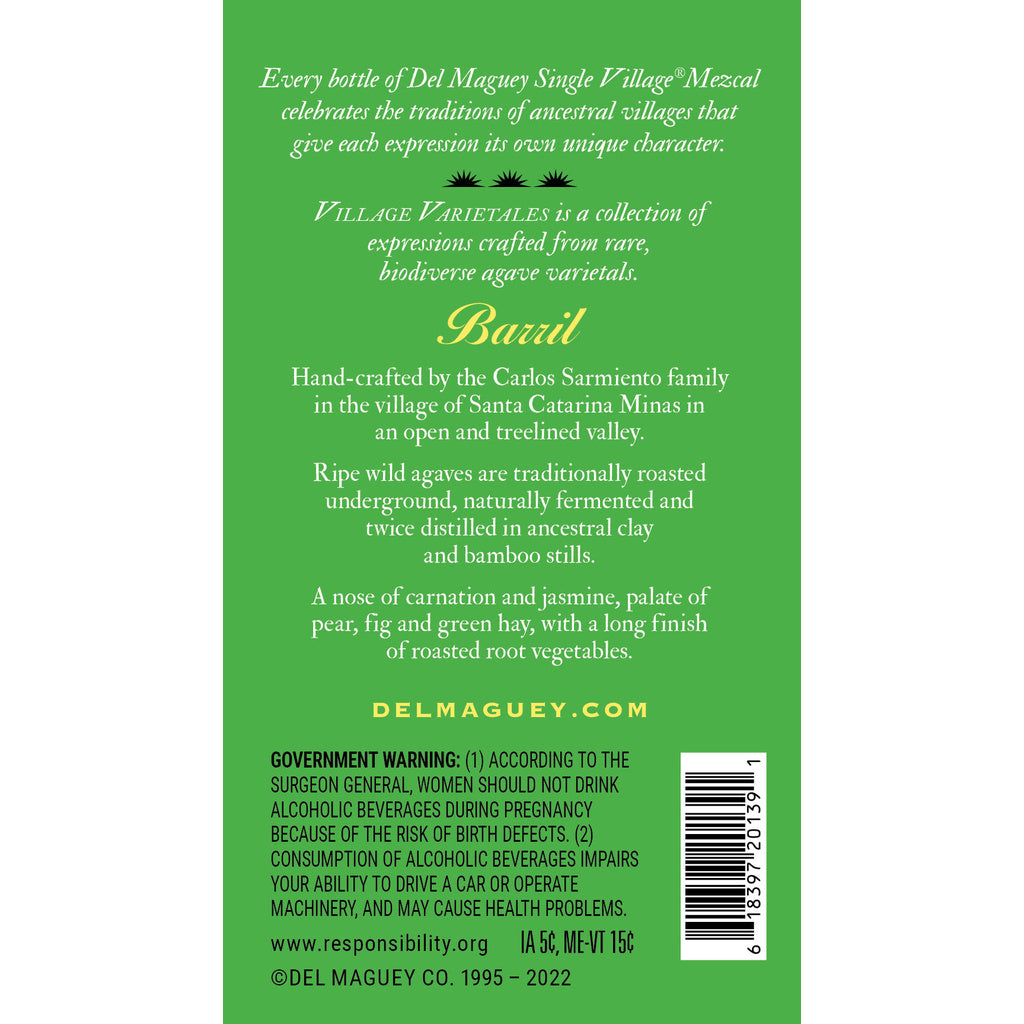 Del Maguey Mezcal Barril 98 750 ml product image 3