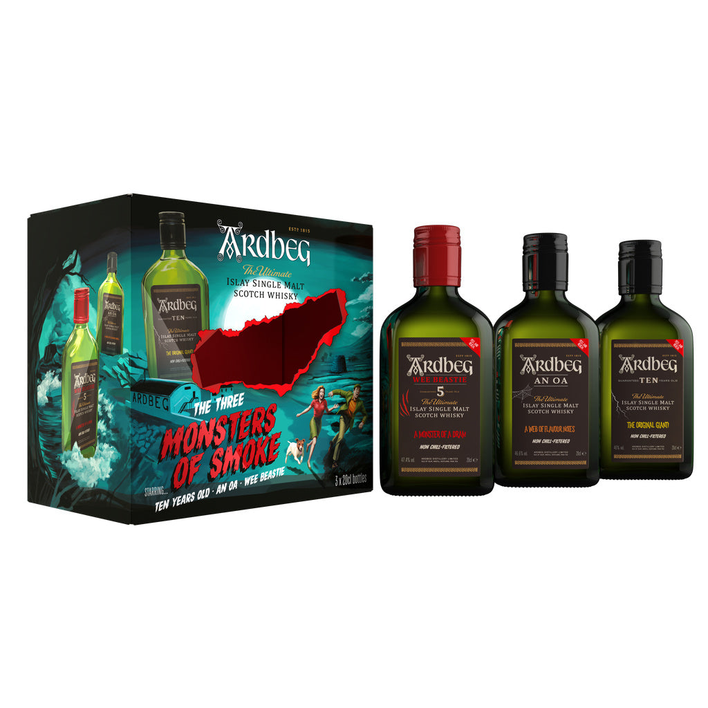 Ardbeg The Three Monsters of Smoke Variety Pack 3 x 200ml