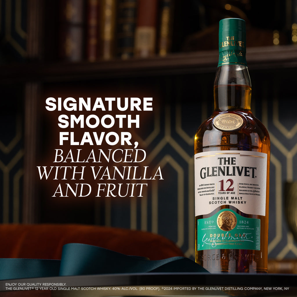 The Glenlivet Single Malt Scotch Whisky 12 year 375 ml product image 7