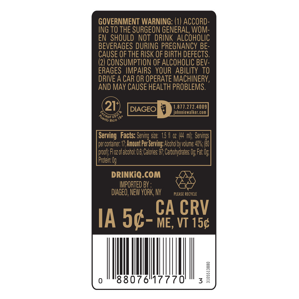 Johnnie Walker Double Black 750 ml product image 8