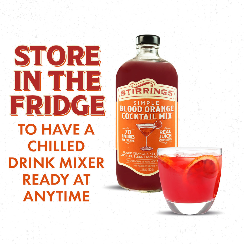 Stirrings Simple Blood Orange Cocktail Mix 750 ml product image 11