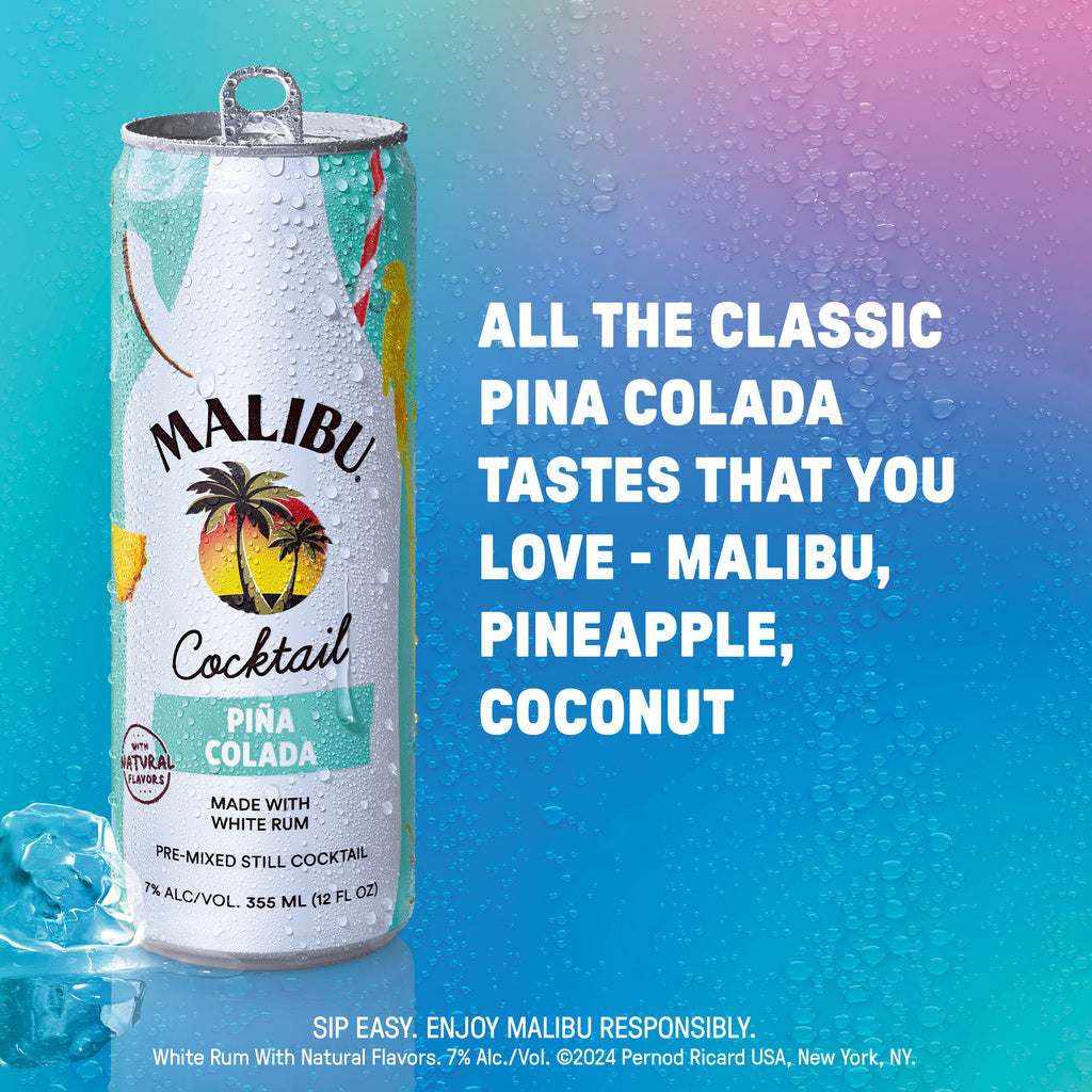 Malibu Malibu Pina Colada Cocktail (4pack) 355ml product image 18