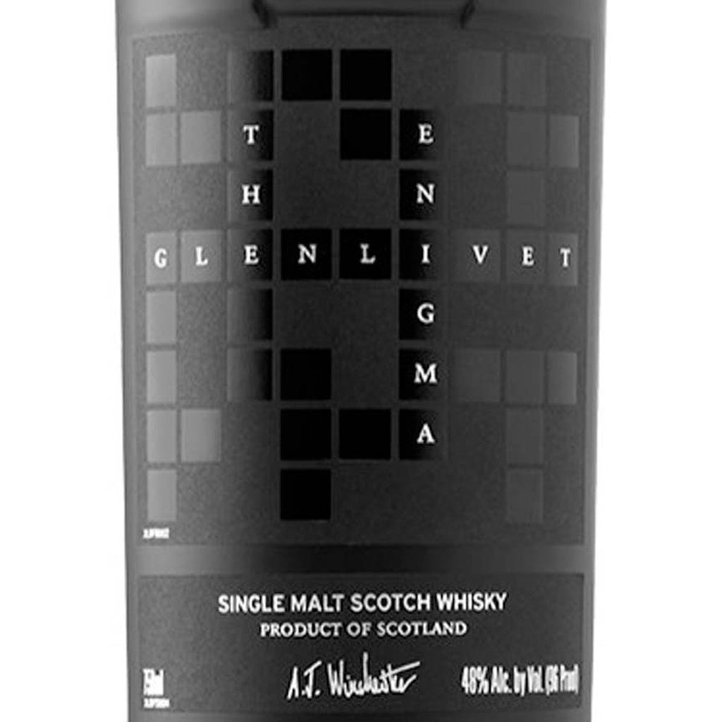 The Glenlivet Single Malt Scotch Whisky Black Enigma 750 ml product image 4