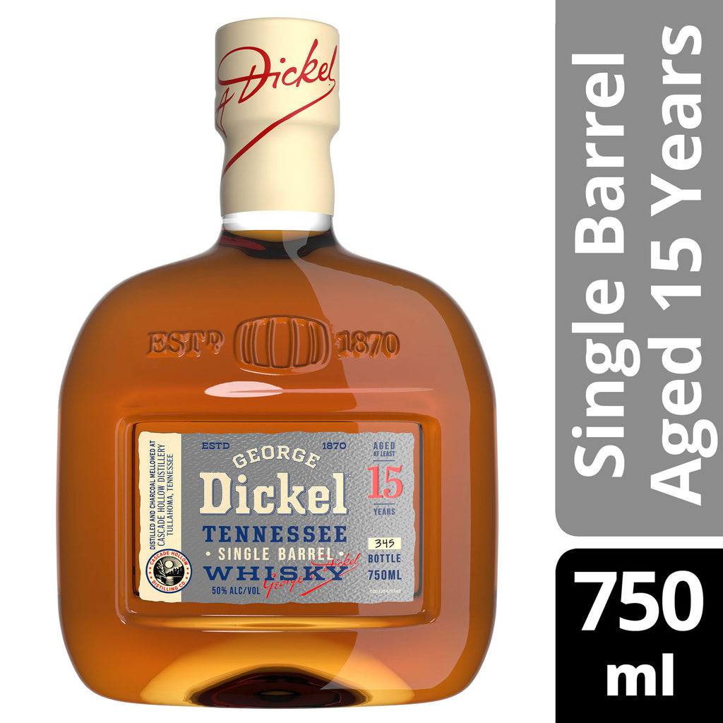 George Dickel Tennessee Whiskey 101.2 Proof 15 year 750 ml