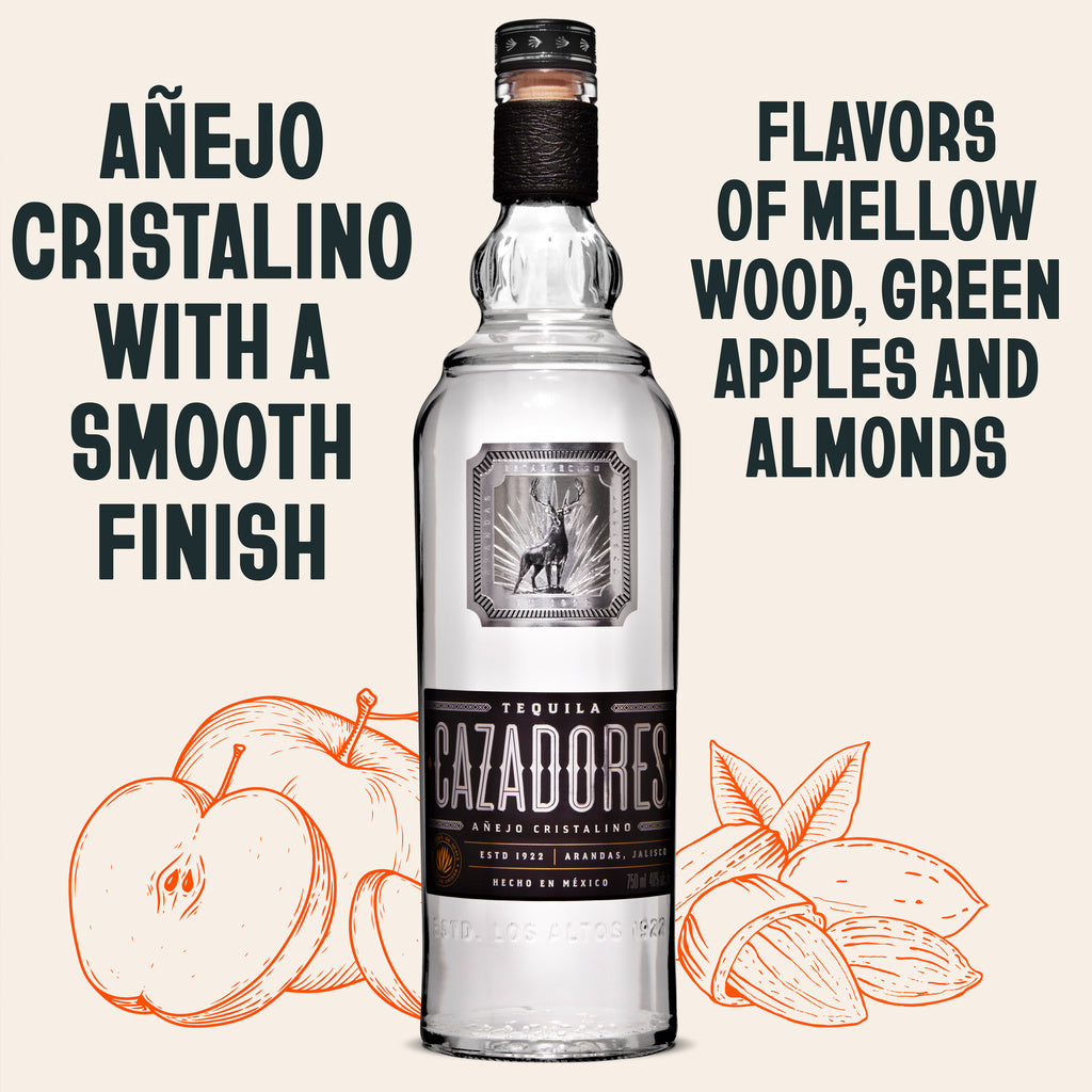 CAZADORES Tequila Añejo Cristalino 750 ml product image 5