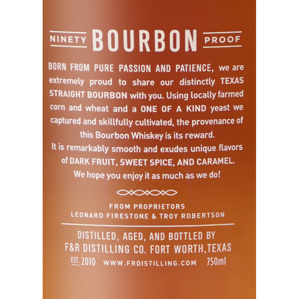 TX Straight Bourbon 750 ml product image 8