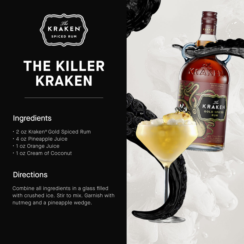 The Kraken Gold Spiced Rum 750 ml product image 11
