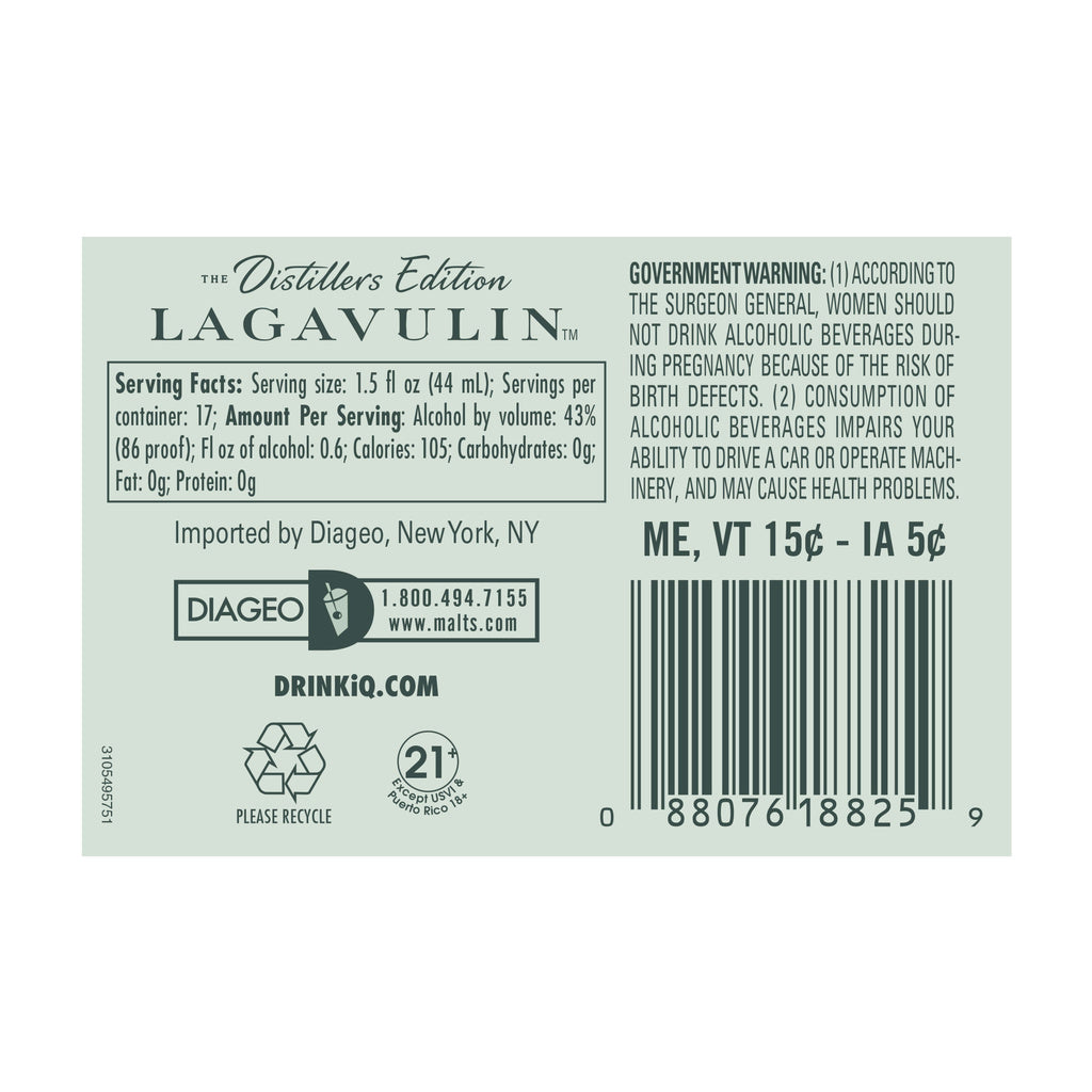 Lagavulin Distillers Edition Pedro Ximenez Single Malt Scotch Whisky 750 ml product image 5