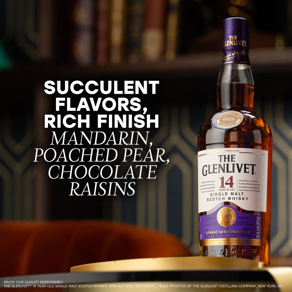 The Glenlivet Single Malt Scotch Whisky 50 ml product image 9