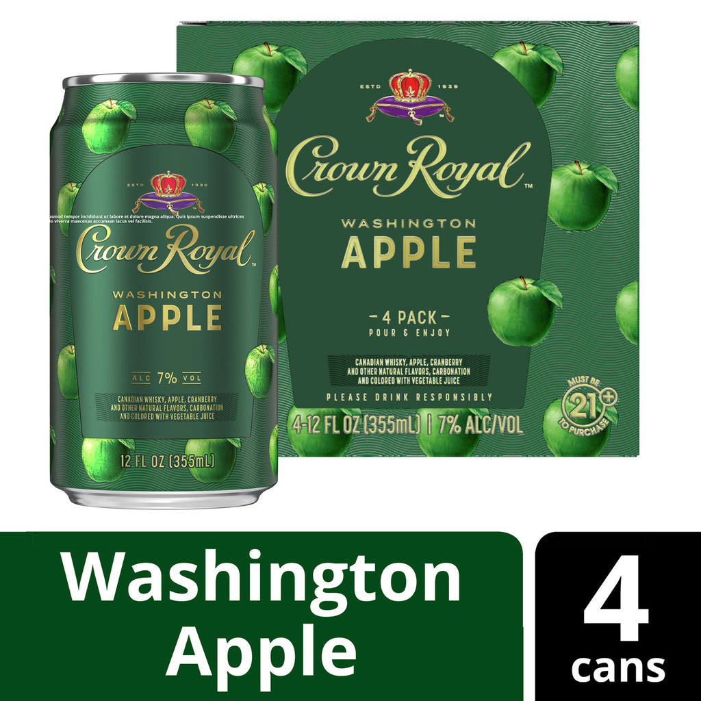 Crown Royal Washington Apple 4x355 ml
