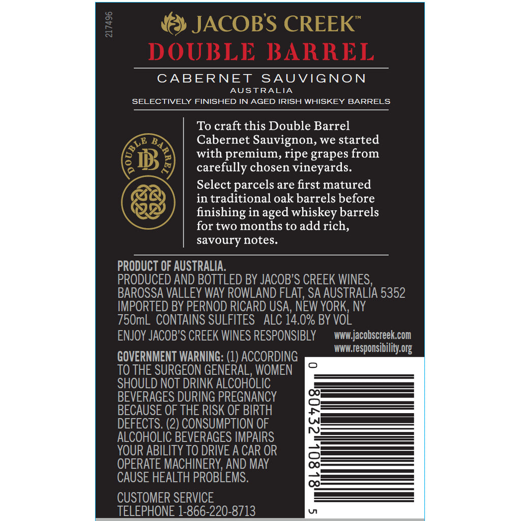 Jacob's Creek Double Barrel 2019 750 ml product image 4