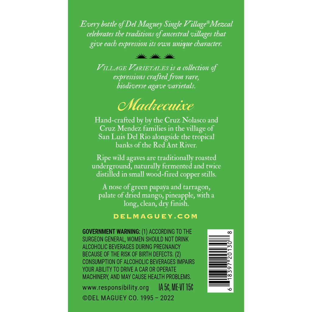 Del Maguey Madrecuixe 750 ml product image 8
