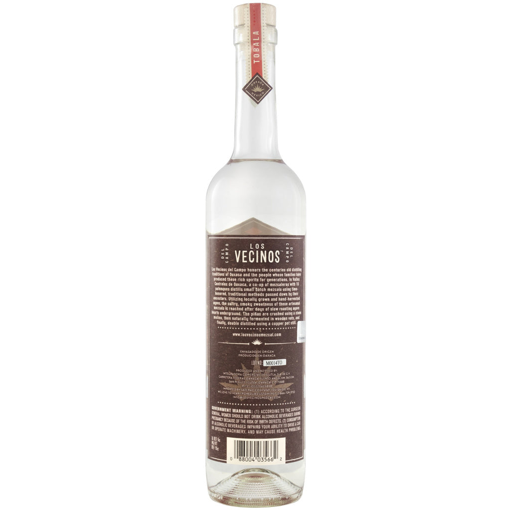 Los Vecinos Del Campo Tobala Mezcal Artesanal 750 ml product image 2