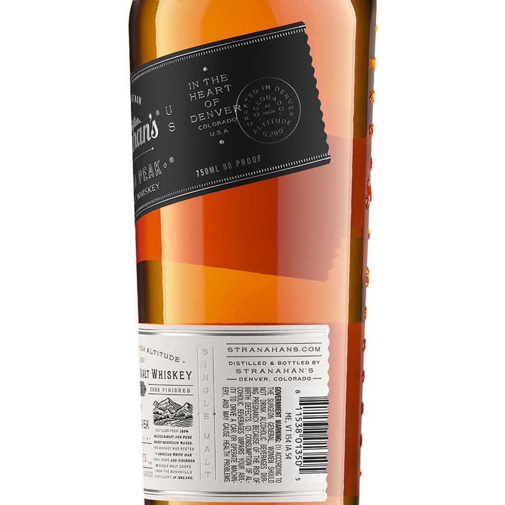 Stranahans Diamond Peak Colorado Single Malt Whiskey 750 ml product image 12