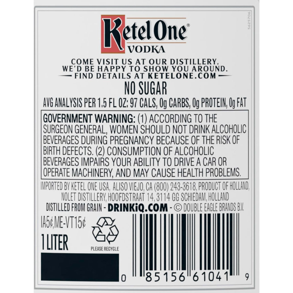 Ketel One Vodka 1 L product image 3