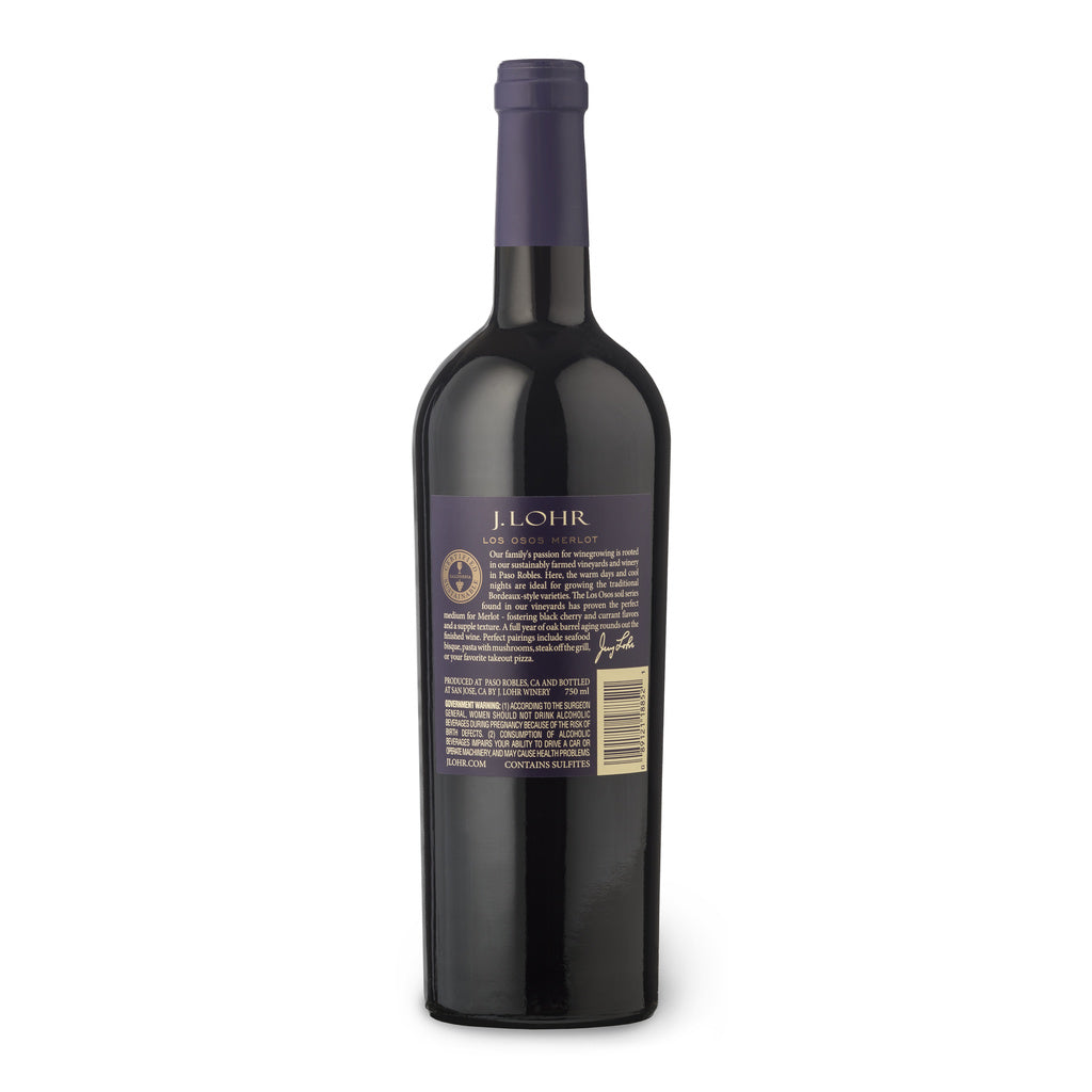 J. Lohr Vineyards & Wines Los Osos Merlot 2018 750 ml product image 3