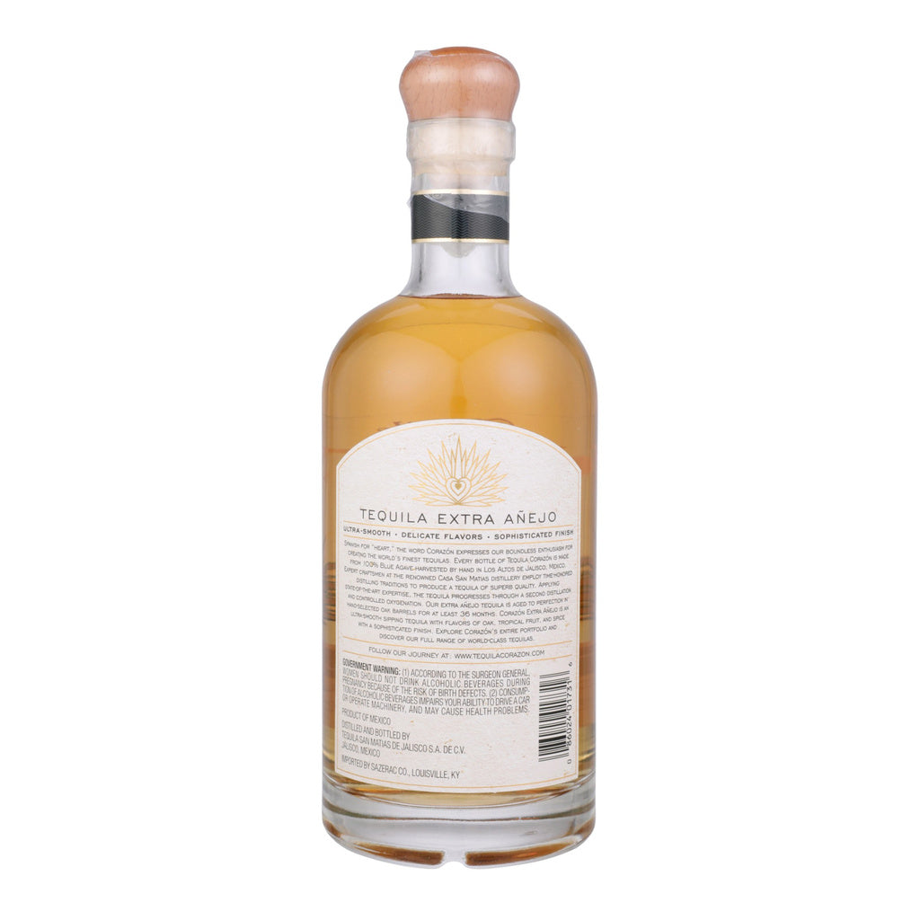 Corazon Tequila Extra Añejo 750 ml product image 2