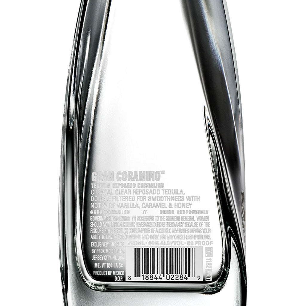 Gran Coramino Tequila Reposado Cristalino 750 ml product image 5