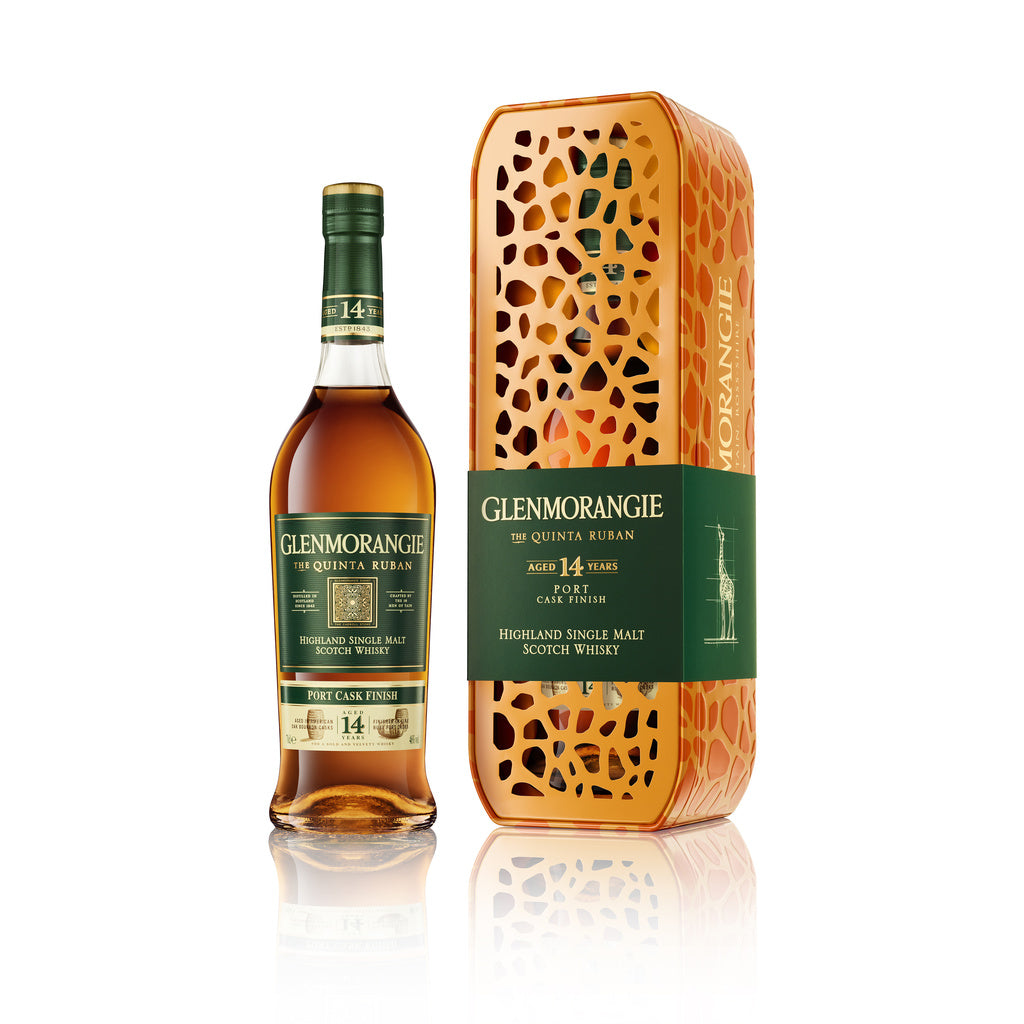 Glenmorangie The Quinta Ruban Giraffe Gin Tin 14 year 750 ml product image 2