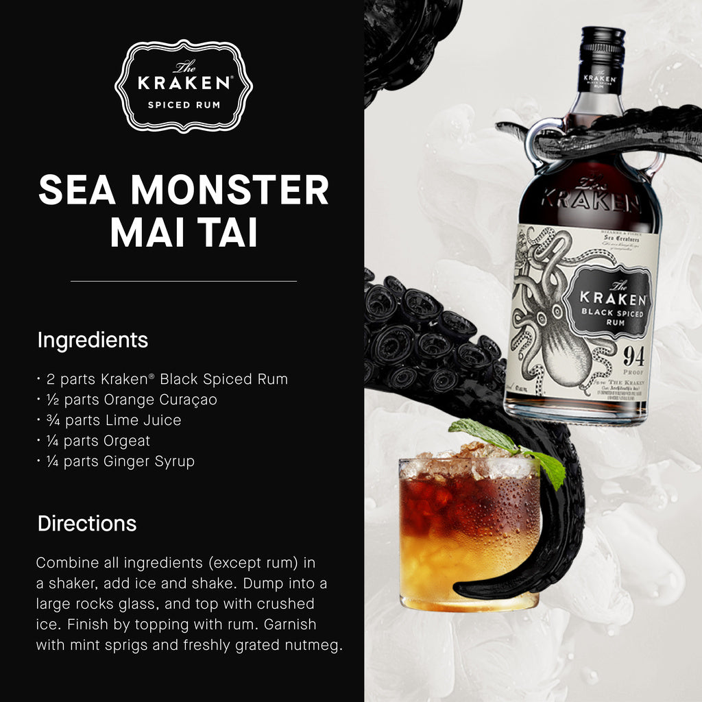 The Kraken White Black Spiced rum 50 ml product image 23