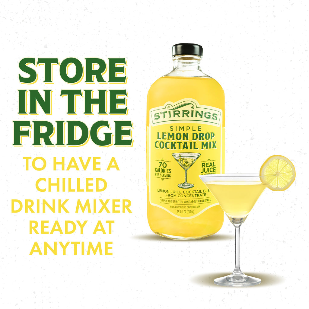 Stirrings Simple Lemon Drop Cocktail mix 750 ml product image 3