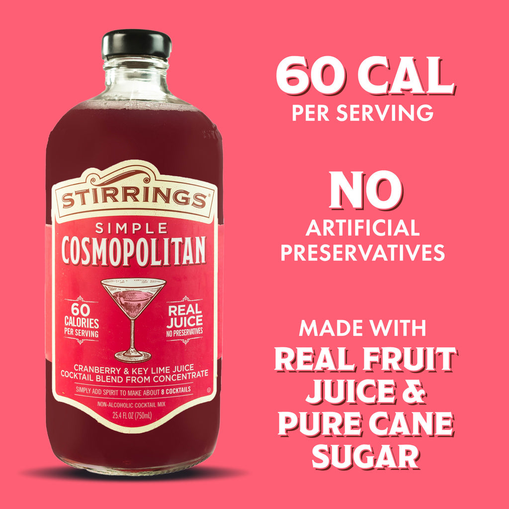 Stirrings Simple Cosmopolitan Cocktail Mix 750 ml product image 6