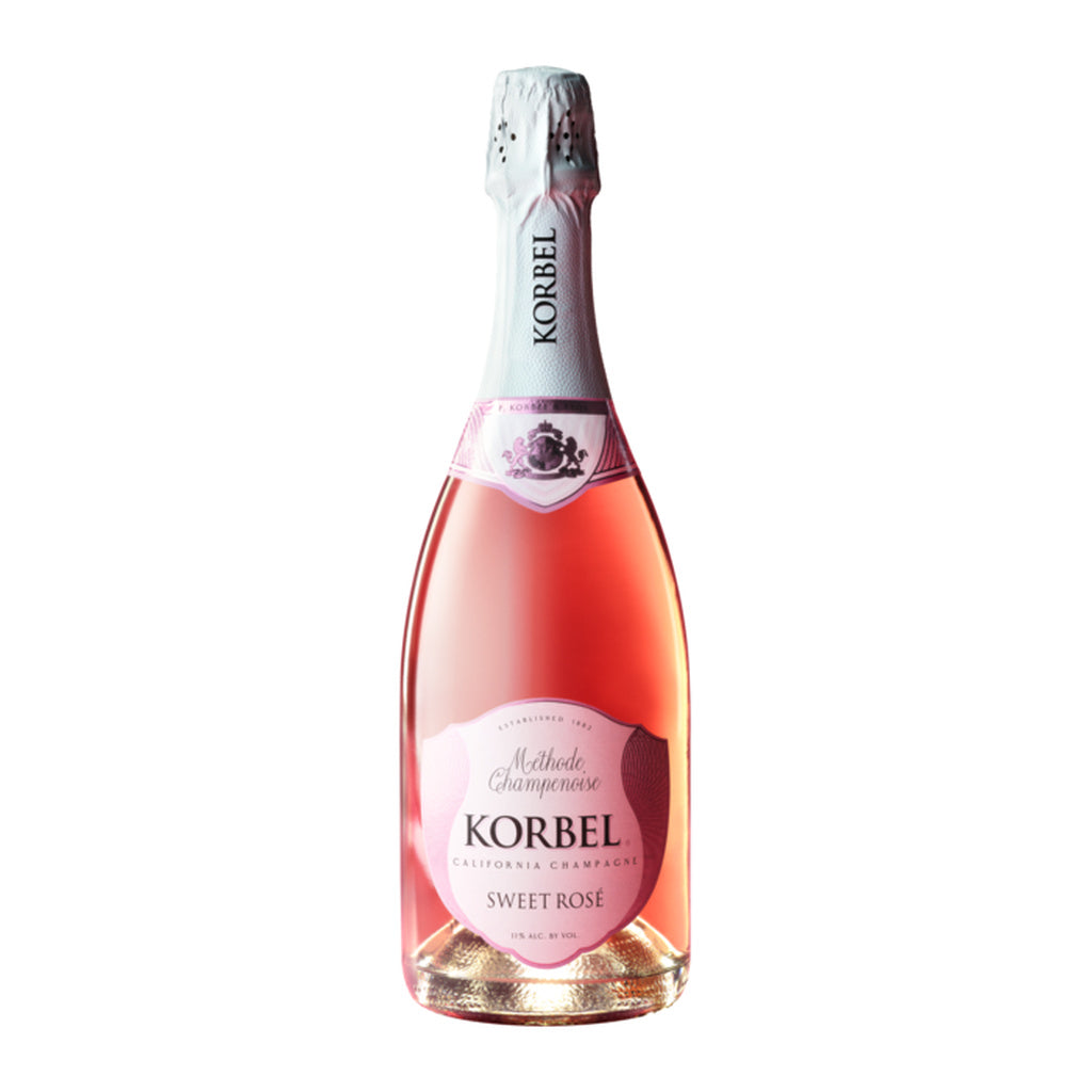 Korbel California Sweet Rose Sparkling Champagne 750 ml product image 11
