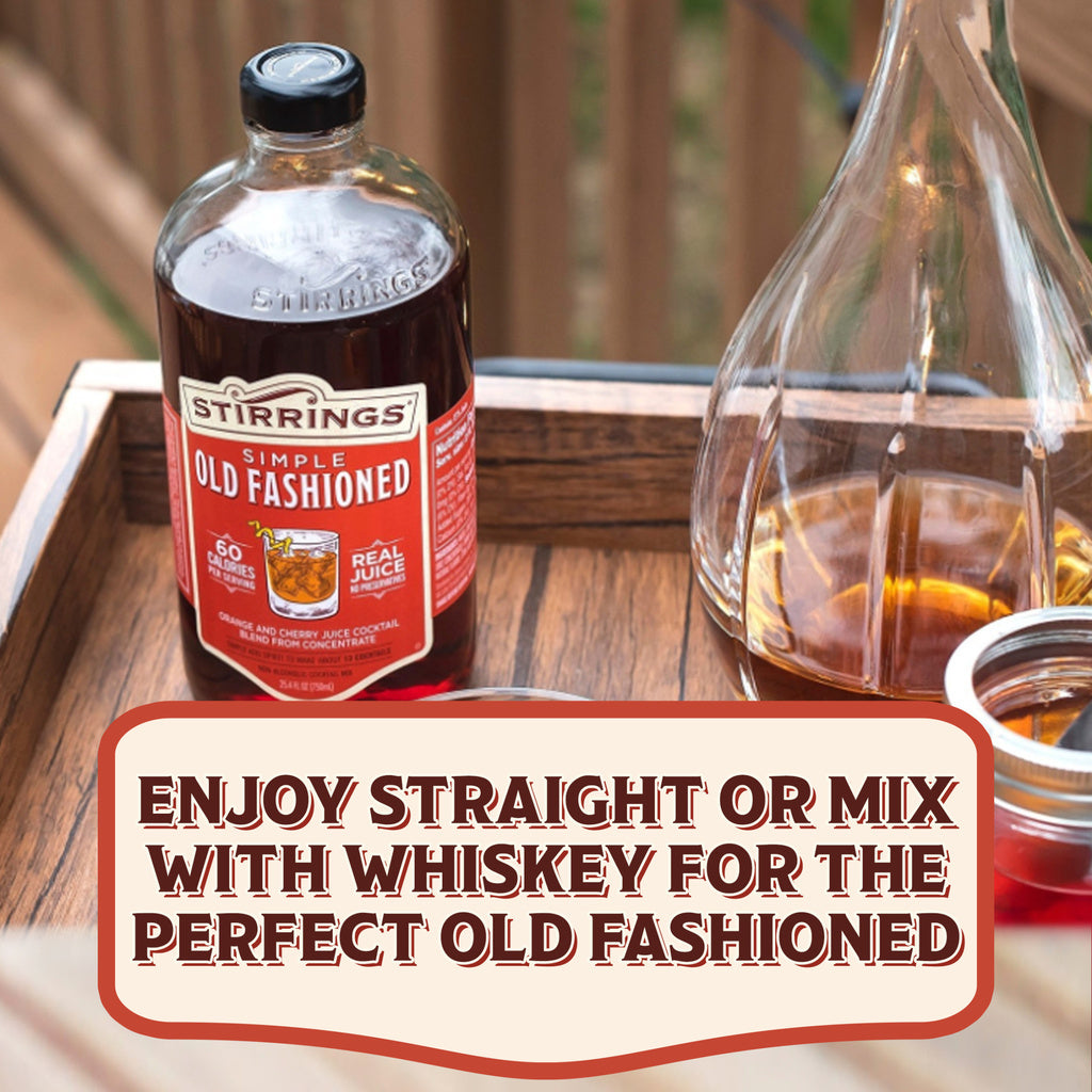 Stirrings Old Fashioned Cocktail Mix 750 ml product image 2