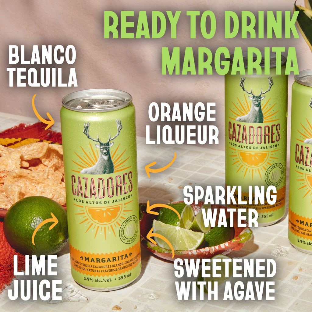 Cazadores Margarita (4 Pack) 355 ml product image 5