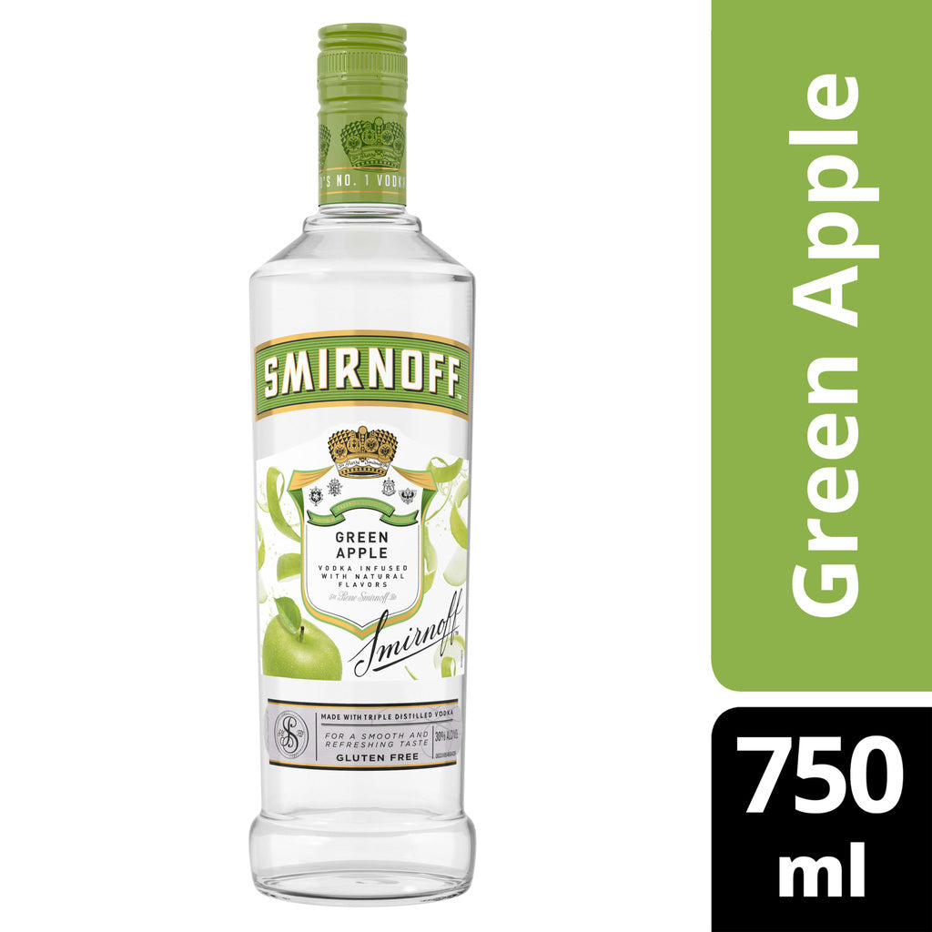 Smirnoff Green Apple Infused 750 ml