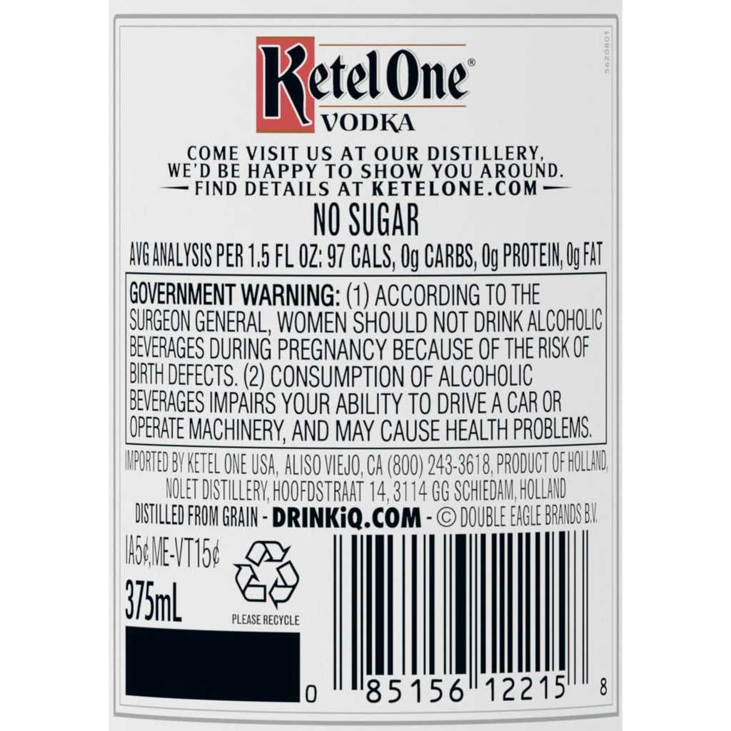 Ketel One Vodka 375 ml product image 3