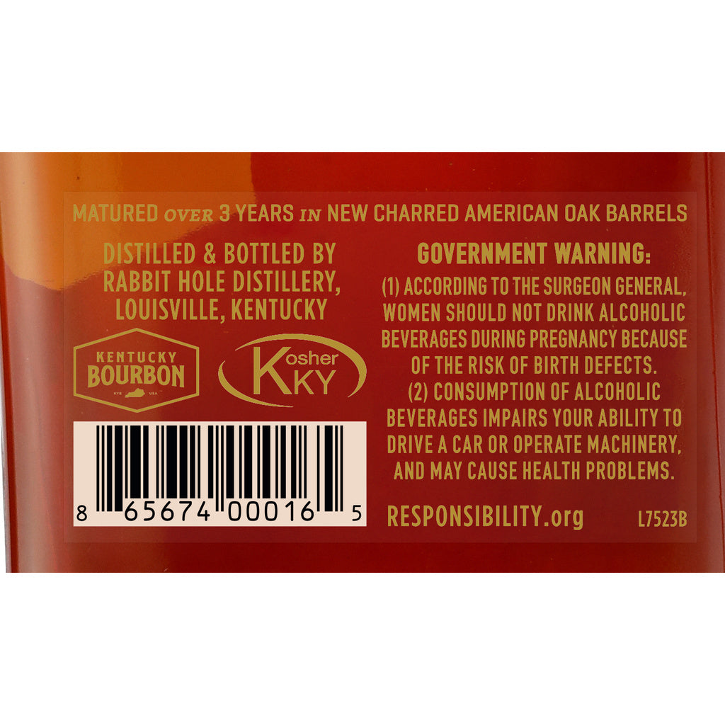Rabbit Hole Cavehill Straight Bourbon Whiskey 750 ml product image 5