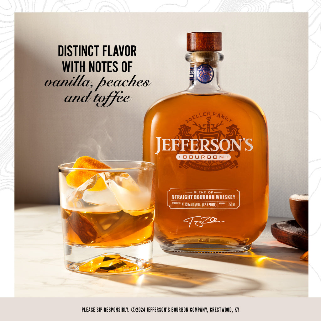 Jefferson's Bourbon Blend of Straight Bourbon Whiskey 1.75 L product image 8