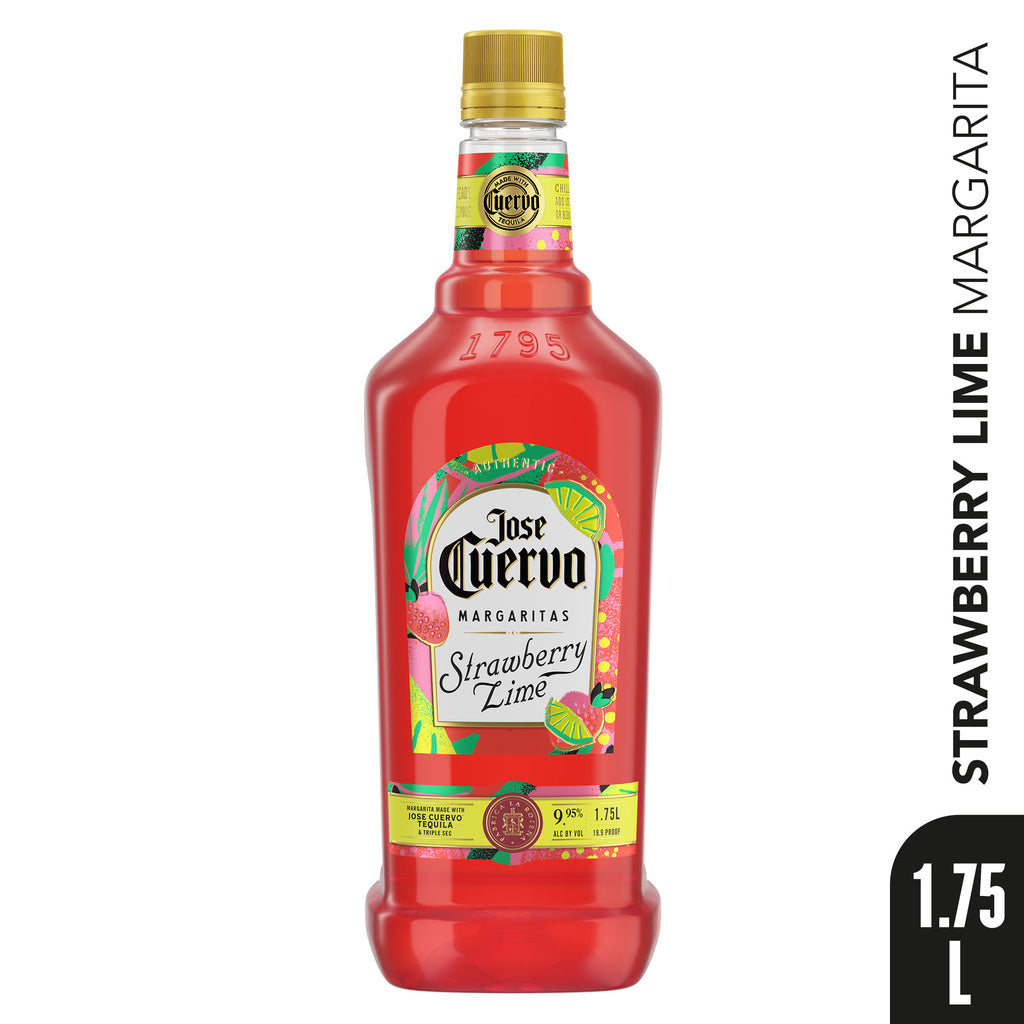 Jose Cuervo Authentics Strawberry Lime Margarita 1.75 L